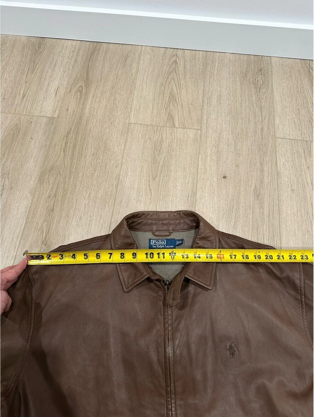 Polo Ralph Lauren 2XL Brown Glove Soft Leather Jacket